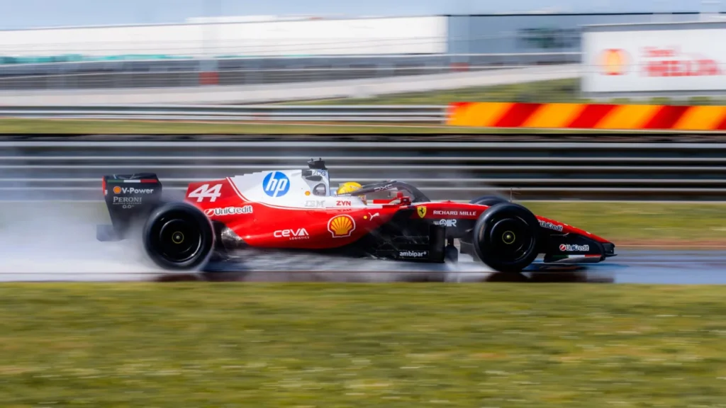 Lewis Hamilton clocked nearly 300 laps of Fiorano
