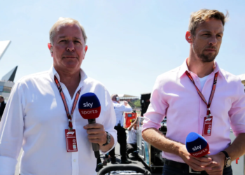 Martin Brundle and Jenson Button have shared air time on Sky for several years