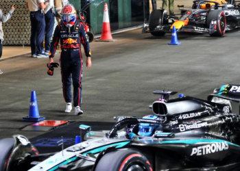 Max Verstappen must be looking ruefully at Mercedes in 2026