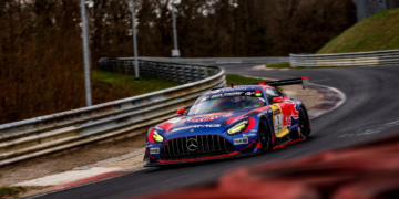 Max Verstappen was in action at the Nurburgring