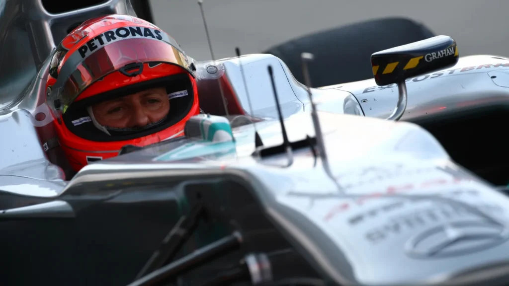 Michael Schumacher raced in Formula 1 between 1991 and 2006, and then between 2010 and 2012