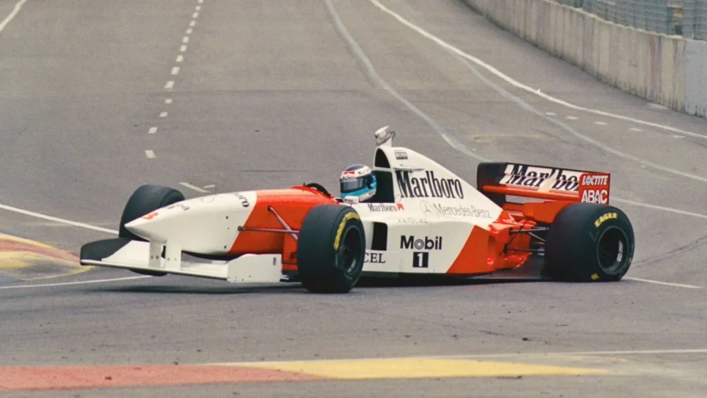 Mika Hakkinen was lucky to escape with his life after a dramatic qualifying crash in Adelaide 
