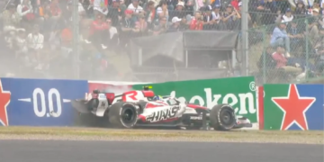 Oliver Bearman suffered a dramatic high speed crash att the F1 Japanese GP