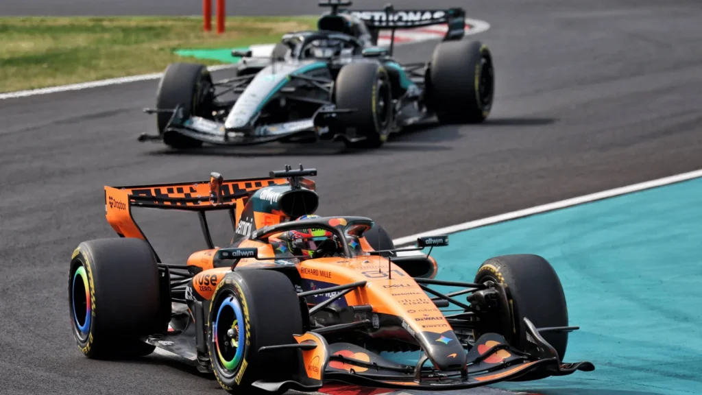 Oscar Piastri led the opening laps in Suzuka