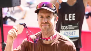 Sebastian Vettel smashes self-imposed London Marathon target