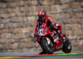 Nicolo Bulega sets stunning Aragon lap record to claim WorldSBK Superpole