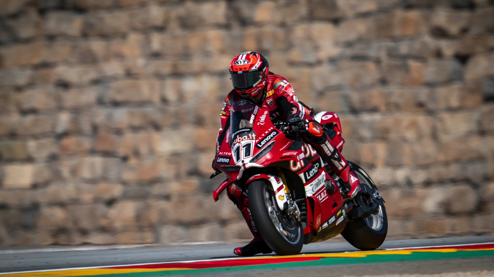 Nicolo Bulega sets stunning Aragon lap record to claim WorldSBK Superpole