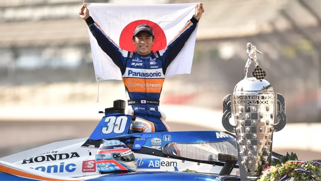 Takuma Sato has a rich and successful history at The Brickyard. Image: Honda
