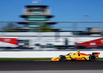 Palou's bright yellow DHL car was once again quickest of the session. Photo: Kevin Dejewski