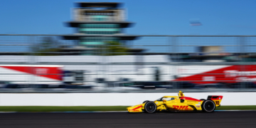 Palou's bright yellow DHL car was once again quickest of the session. Photo: Kevin Dejewski
