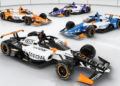 All four cars are similar in design, but distinct in coloring. Image: Arrow McLaren