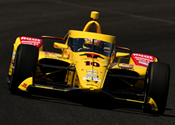 Palou's yellow #10 entry was quickest. Photo: IndyCar - James Black