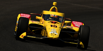 Palou's yellow #10 entry was quickest. Photo: IndyCar - James Black