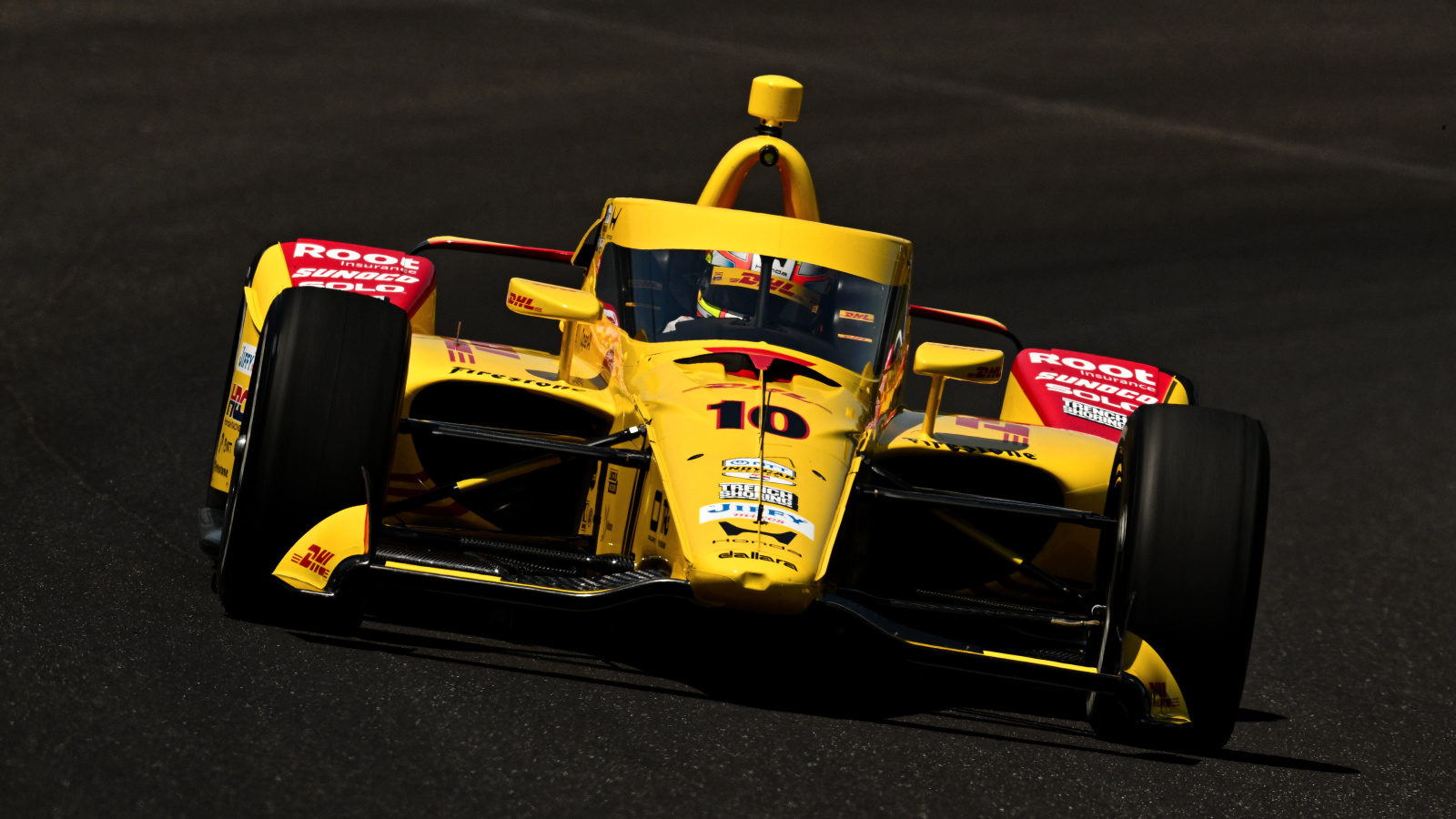 Palou's yellow #10 entry was quickest. Photo: IndyCar - James Black