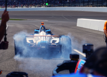 Drivers peeled away from pit lane one at a time. Photo: Kevin Dejewski