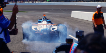 Drivers peeled away from pit lane one at a time. Photo: Kevin Dejewski