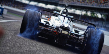 Peeling away to run laps over 232 MPH. Photo: Kevin Dejewski