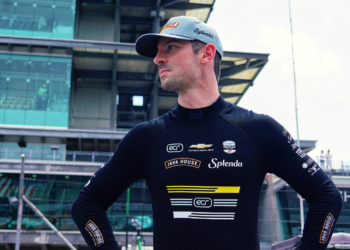 Rossi will take his place on the front row of the grid on Sunday. Photo: Kevin Dejewski