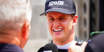 Schumacher finished on the lead lap in his debut 500. Photo: Kevin Dejewski