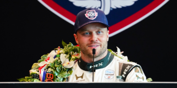 Rosenqvist will be smiling even more once he receives his record earnings payout. Photo: Kevin Dejewski