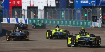 The final qualifying at the Berlin E-Prix double header was underway
