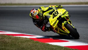 Fabio Di Giannantonio wins chaotic Catalan MotoGP race overshadowed by two red flag incidents