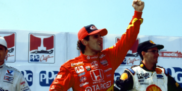 Alex Zanardi triumphant - a sight we came to be used to, before and after his accident