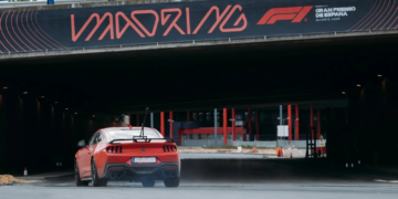Carlos Sainz has become the first driver to lap the Madring