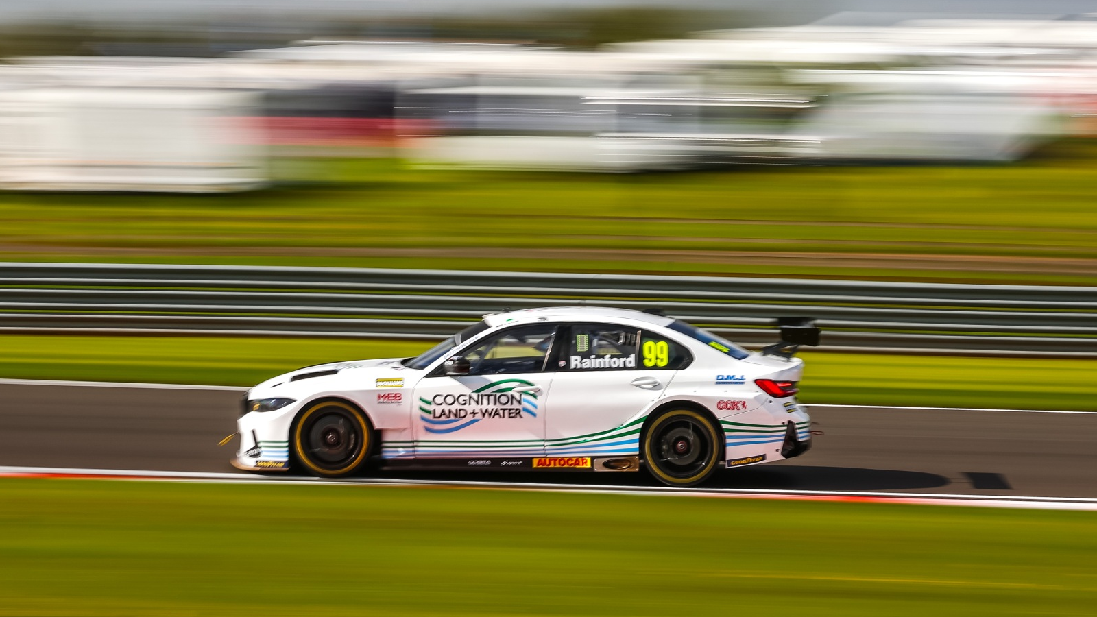 Charles Rainford charges to BTCC Race to Pole win at Snetterton