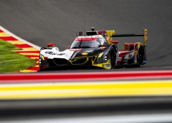 BMW’s Sheldon van der Linde leads at halfway mark at Spa