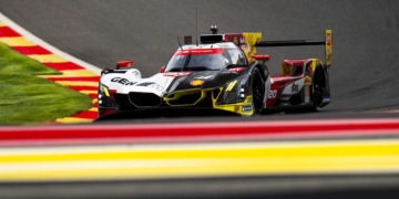 BMW’s Sheldon van der Linde leads at halfway mark at Spa