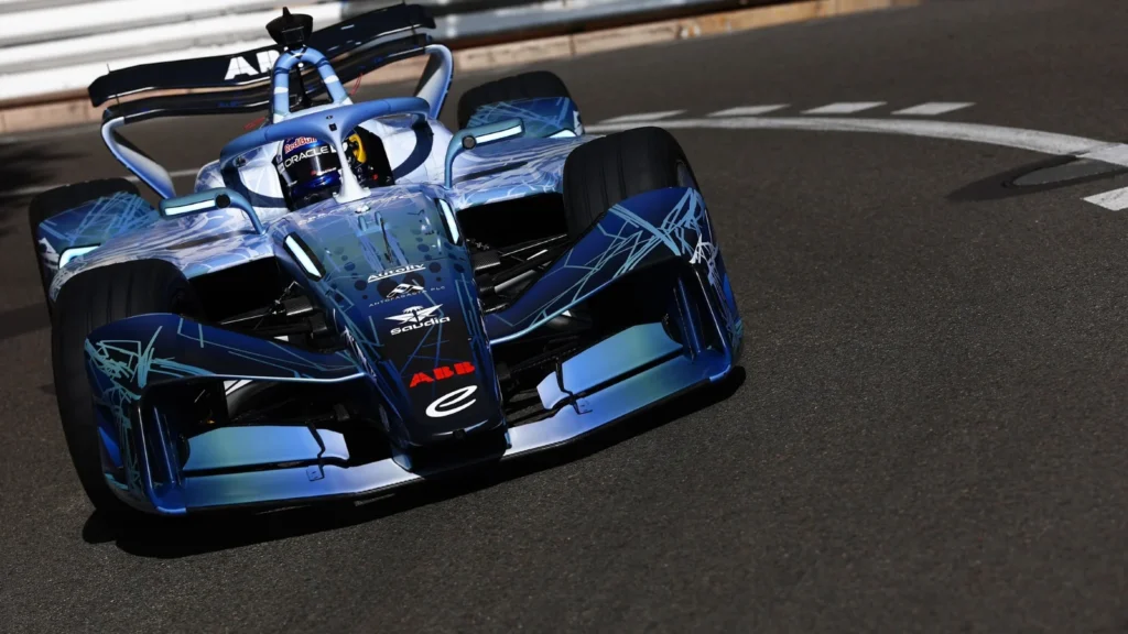 Former Formula 1 driver David Coulthard gave the upcoming Gen4 Formula E car a run around Monaco