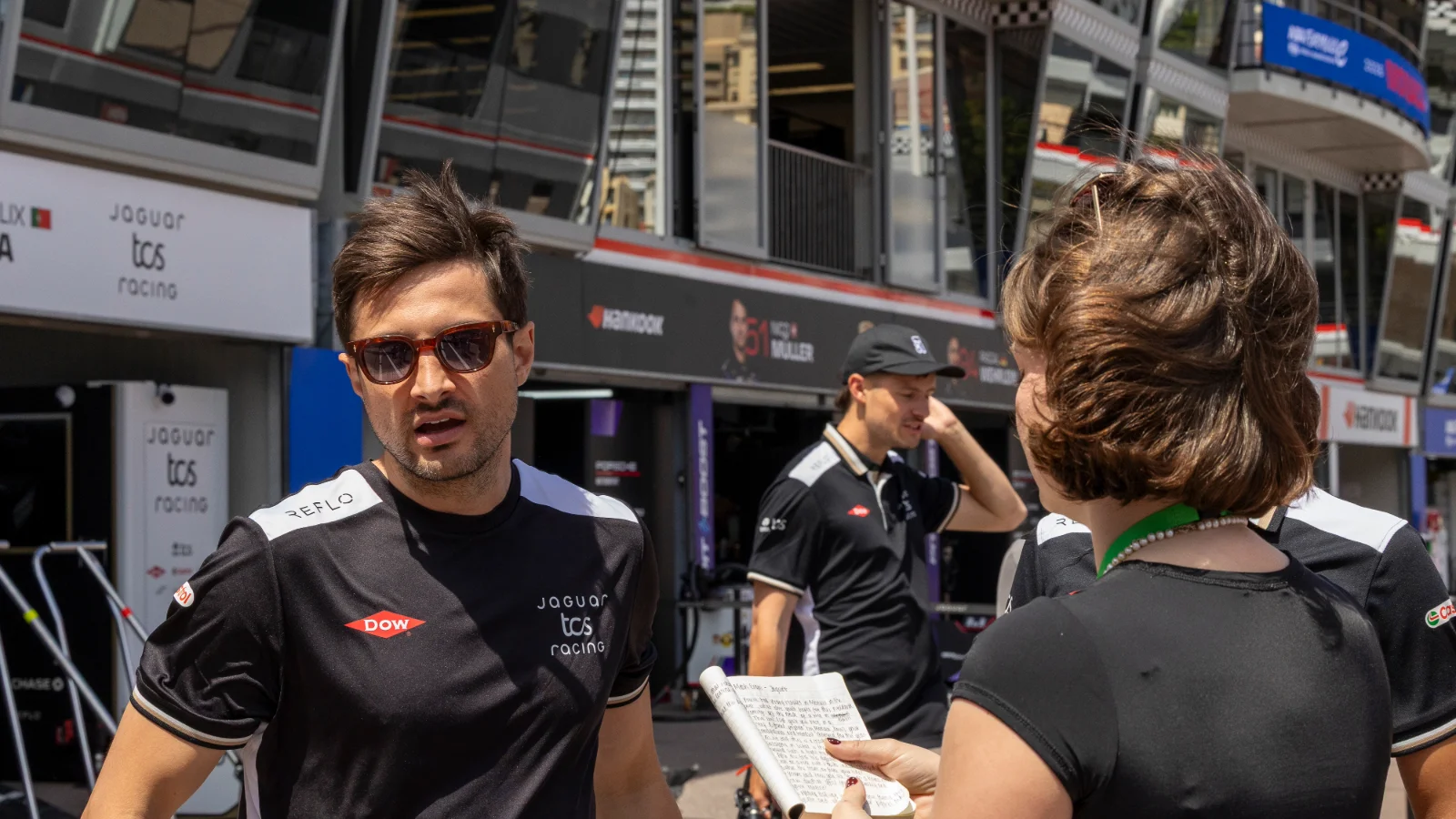 Mitch Evans, Monaco E-Prix, Thursday. Photo: Ellie Majumdar