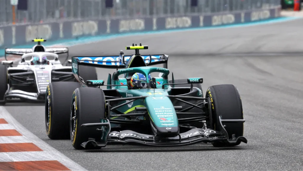 Fernando Alonso has identified a new problem with the Aston Martin