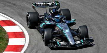 George Russell took a dominant pole position for the F1 Canadian GP