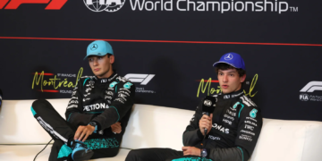 George Russell has conceded the F1 title is in teammate Kimi Antonelli's favour