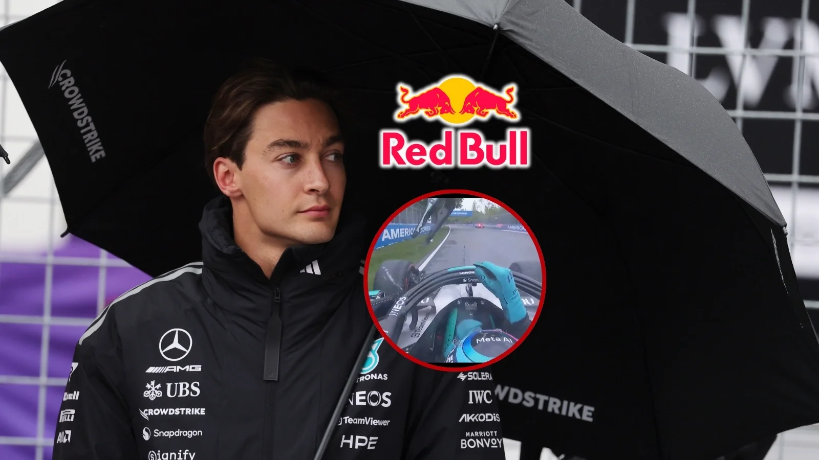 Red Bull fires amusing George Russell jibe after F1 Canadian GP DNF