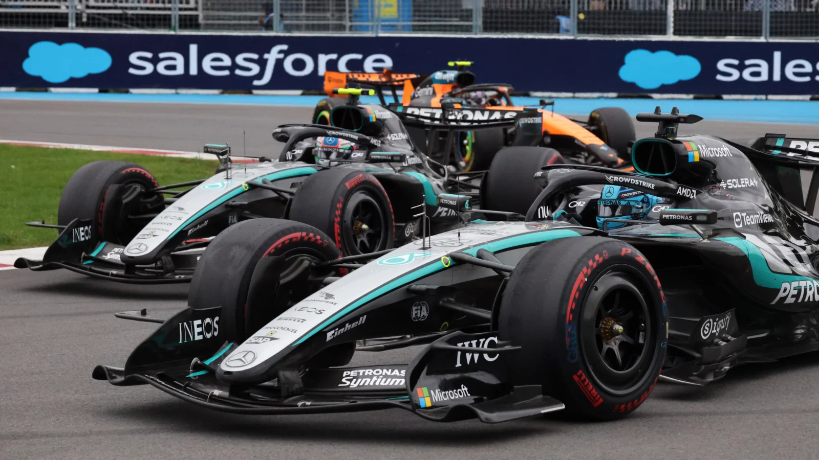 Kimi Antonelli and George went toe-to-toe all weekend in Montreal