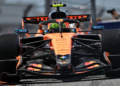 Lando Norris stormed to sprint qualifying pole position at the F1 Miami GP
