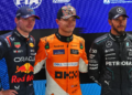 Lando Norris has joined the World Champions Lewis Hamilton and Max Verstappen