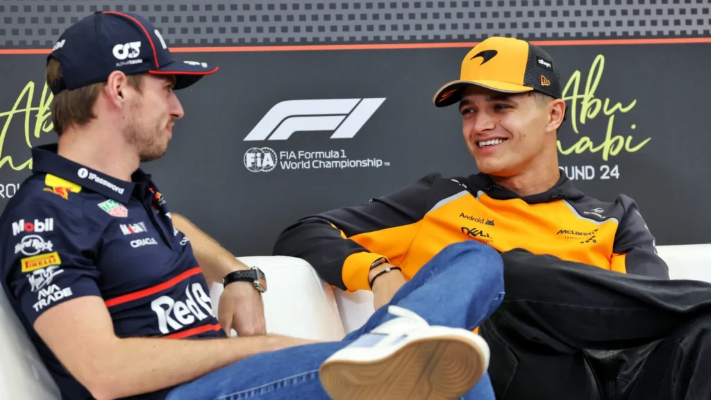 Lando Norris has been supportive of Max Verstappen's Nurburgring races