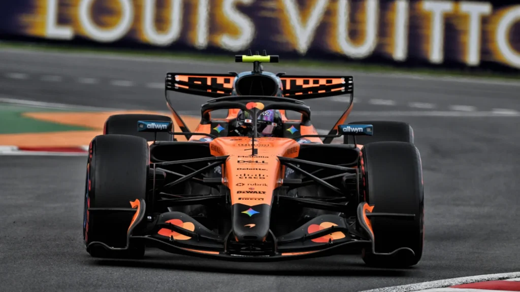 Lando Norris lines up third on the grid for the F1 Canadian GP