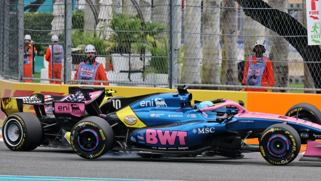 Pierre Gasly was another early casualty in Miami 