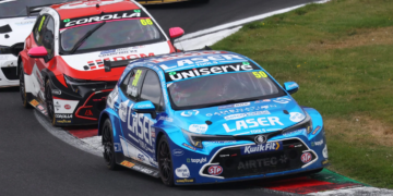 Árón Taylor-Smith ‘teary-eyed’ after first BTCC win in a decade