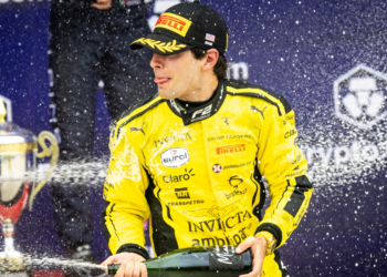 Rafael Camara claims a hard-fought third place in first ever F2 rain race