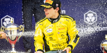 Rafael Camara claims a hard-fought third place in first ever F2 rain race