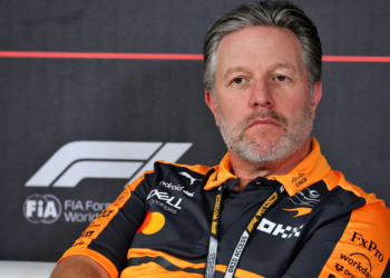 Zak Brown (USA) McLaren F1 Team Executive Director in the FIA Press Conference. 19.02.2026. Formula 1 Testing, Bahrain Test Two, Sakhir, Bahrain, Day Two.