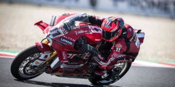 Nicolo Bulega claims Hungarian WorldSBK treble with Race 2 victory