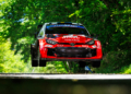 Oliver Solberg crashes out of Rally Japan