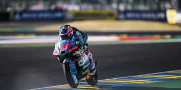 Maximo Quiles dominates to rain-affected Le Mans Moto3 victory